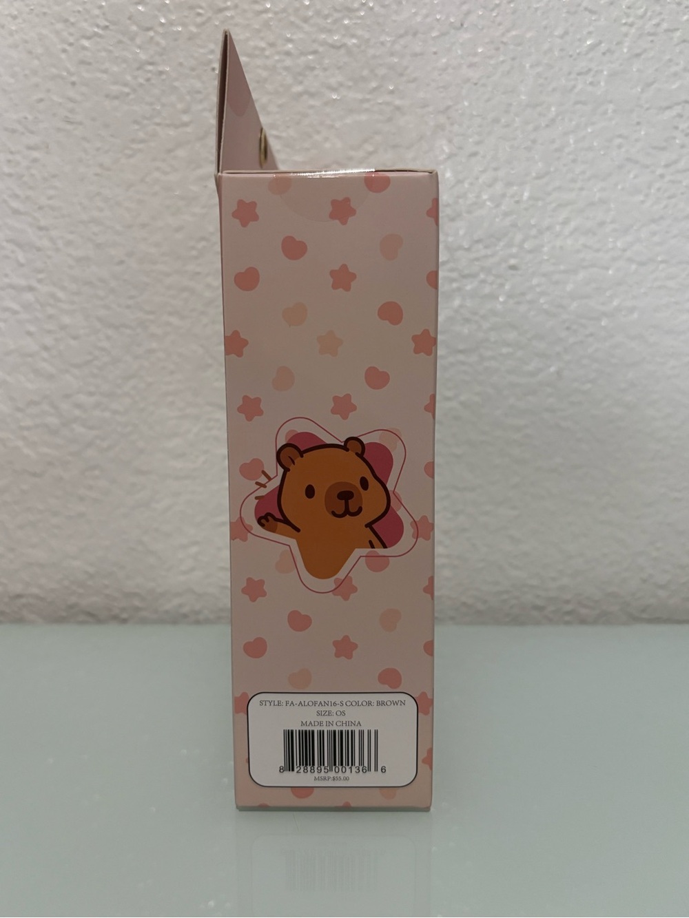 Kawaii Capybara Dessert Mini Handheld Fan Rechargeable USB 3 Speed - Picture 2 of 6